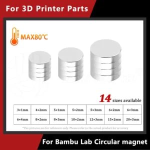 For Bambu Lab Circular magnet DIY Parts for 3D printer parts