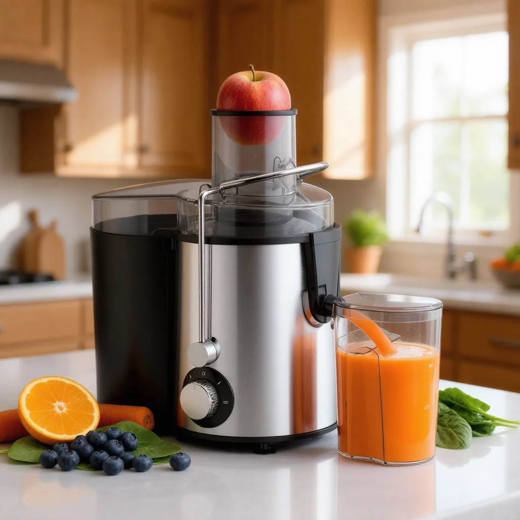 Multifunctional Juicer, Blender, Food Processor 3 Inch Wide Mouth Extractor for Fruits and Vegetables. Easy to Clean, Simple to Assemble, Fully Detachable. Features a High Juice Yield and Rapid Extraction for Fresh Fruit Vegetable Juices.