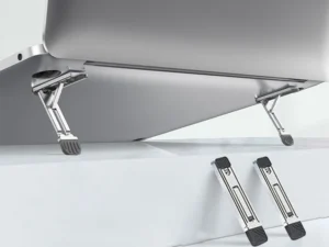 Xnyocn Laptop Stand Aluminum Alloy Mini Folding Holder 3 Height Adjustment Notebooks Bracket Accessories For Macbook Smart Phone