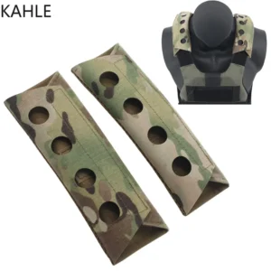 1 Pair Laser Cutting Tactical Vest Composite Shoulder Pads Airsoft FCSK FCPC LV119 Vest Plate Carrier Shoulder Pad