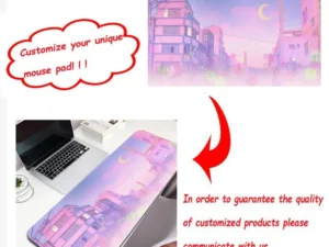 MRGLZY XXL DIY Anime Mouse Pad Extended Pad Big XL Office Gadgets Gamer Gaming Playmat Large Customized Desk Keyboard Mousepad