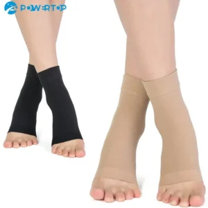 1Pair Plantar Fasciitis Socks Sleeves,30-40mmHg Compression Socks for Ankle Support,Injury Recovery, Eases Swelling Women Men