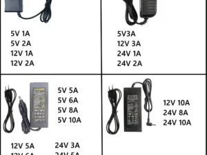 AC 220V To 5V 12V 24V Power Supply Adapter 1A 2A 3A 5A 6A 8A 10A Charger Universal Switching Power Supply Adapter 5 12 24 V Volt