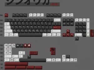 PBT Cat Keys Stygian Zinogre Keycap Mechanical Keyboard 142 Keys/Sets Cherry Profile DYE Sublimation ISO Enter For Cross Switch