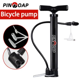 Bicycle Inflator Pump Bicycle Pedal Inflator Tire Inflator T-Shaped Handle Suitable For Mtb Highway Bicycle Basketball Inflator