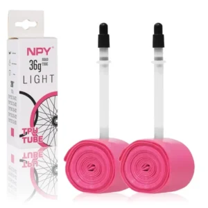 NPY Bike Inner Tube Anti Puncture 28G36G for Road Bikes 700C 23C 25C 28C 32C 35C Ultra-Light TPU Tube 45/65/85MM Presta Valves