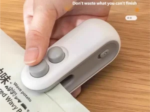 Mini Sealing Machine USB Rechargable Heat Sealer Storage Bag Plastic Package Food Sealer Clip Bag Handheld Food Heat Sealer