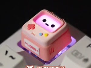 Retro Game Theme Mechanical Keyboard Keycap Resin Esc Key Layered Drip Glue Custom Gaming Keyboard Accessory Collectible Gift
