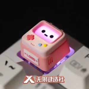 Retro Game Theme Mechanical Keyboard Keycap Resin Esc Key Layered Drip Glue Custom Gaming Keyboard Accessory Collectible Gift