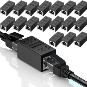 1/5/10/20pcs RJ45 Coupler Ethernet Cable Coupler LAN Connector Cat7 Cat6 Cat5e Ethernet Cable Extender Adapter Female to Female