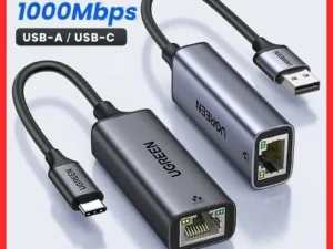 UGREEN USB Ethernet Adapter USB 3.0 Network Card to USB RJ45 Lan for PC Windows 10 Xiaomi Mi Box 3/S Nintend Switch Ethernet USB
