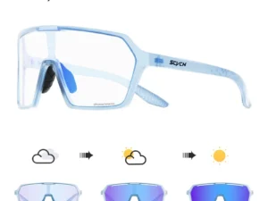 SCVCN New Photochromic Sunglasses MTB Cycling Glasses Outdoor Sports Running Drving Goggles UV400 Protection Bike Eyewear