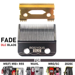 Ultra Thin DLC Blade Replacement Compatible with Madeshow WAHL MRD Gamma SC JRL KM-90-4 Professional Hair Clippers