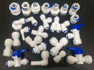 Water Purifier Accessories 1/4" 3/8" OD Hose To 1/4" 3/8" 1/2" Aquarium Quick Fitting RO Water Plastic Pipe Coupling Connector