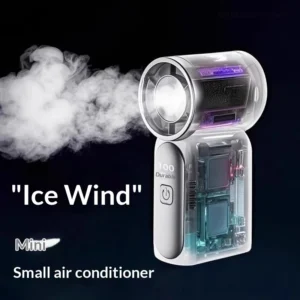 Portable Fan Convenient Creative Mini Fan Pocket Hand-held Fans Lightweight Suitable for Travel Camping Outdoors Digital Display