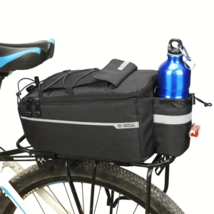 B-SOUL mountain bike rear camel bag, shelf bag, cycling equipment, large-capacity rear seat bag