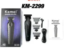 Kemei Professional Barber Cordless 1200 mAh Electric Hair Clippers USB Rechargeable Hair Trimmers Hair Cutting Machine KM-2299