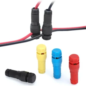 5/10pcs Low Voltage Quick Lock Piercing T-Tap Terminal Block Kit, Self Stripping Nylon Insulated Male Wire Splicing Connector
