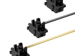 DUROCK Plate Mount Stabilizers V3, Innovative Pre-clipped Stem for Minimum Wire Wobble 2U 6.25U 7U Plate Keyboard Stabilizers V3