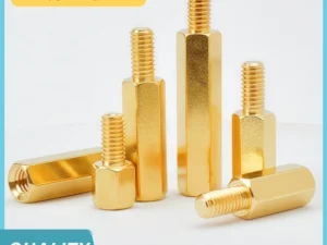 Hex Brass Male Female Motherboard Standoff Mount M2.5 M3 M4 Thread 6mm Board Rack Stud Threaded Pillar PCB Column Spacer Screw