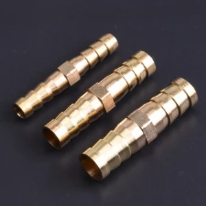 Brass Straight Hose Pipe Fitting Equal Barb 3mm 4mm 5mm 6mm 8mm 10mm  16mm 19mm 25mm Gas Copper Barbed Coupler Connector Adapter