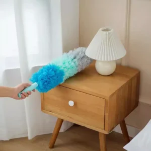 Electrostatic Adsorption Retractable Duster 1-Piece, Arbitrary Bending & Easy Clean, Lint-Free for Home Shelf Sofa Dust Removal