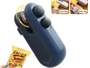 Mini Heat Bag Sealer Rechargeable Food Packaging Heat Sealer Handheld Plastic Bag Sealing Machine Food Package Clip Bag Sealer