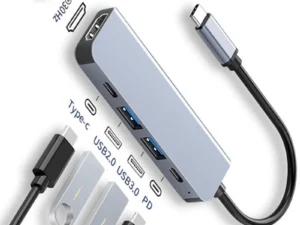 USB C Hub To 4K HDMI-Compatible USB 3.0 2.0 Type C PD Charging Dock for MacBook IPad Samsung S10 Dex TV Mouse Keyboard U Disk