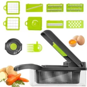 Advanced Vegetable Cutter - Wave Cut Pattern, Decorative Ridges for Veggies, Single Piece