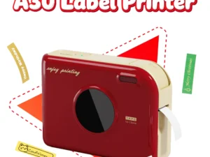 Phomemo A30 Label Printer Mini Ribbon Printer Wireless Bluetooth Printer Portable Printer Ideal for Gift Tags and Photo Labels