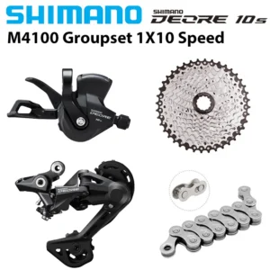 Shimano Deore m4100 1x10S Groupset Derailleurs RD-M4120 10 Speed Shift Lever Sunshine Cassette 36T 40T 42T 46T 50T Newbie Chain