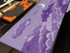 Skyscape Setup Gaming Accessories Large Mouse Pad Gamer Mousepad Anime Support Laptop Desktops Office Accessory Desk Mat Cabinet