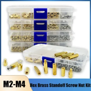 Brass Standoff Kit Hex Column Spacer Screw Nut Motherboard Standoff Spacer Nut Male Female of PCB Circuit Board M2 M2.5 M3 M4