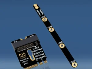 M.2 A+E to NVME SSD Adapter M2 WIFI Interface A/E Key to M Key PCIE 4.0 Riser Card with Bracket for 2230 2242 2260 2280 NVME SSD