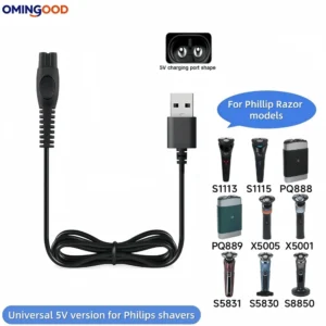 NEW Charger For Philips Norelco Shaver MG9520/50 MG7910/49 MG5910/49 PQ888 S1112 S1118 QP2724/90 QP2834/70 S2313 X5000 S5831