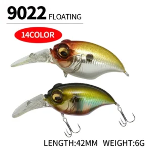 Crank Griffon Wobbler Fishing Lure Japanese Design Noise Crankbait 6g 42mm Floating Crank Bait for Bass Perch Pike Pesca
