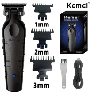 Kemei KM-2299 Professional Hair Clipper 1200mAh Electric Hair Clippers USB Rechargeable Hair Trimmers Hair Cutting Machine
