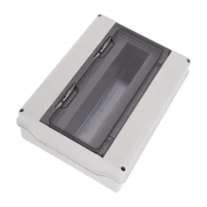 Junction Wire Box 12 Ways Outdoor Waterproof Electrical Distribution Box Circuit Breaker MCB Power Plastic