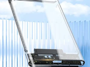 2.5 Inch HDD SSD Case SATA to USB 3.1 Type C 4TB Transparent External Hard Drive Housing Compatible UASP SATA III Laptop