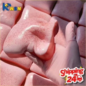 Ultra Soft Slow Rising Cream Toast Squishy Realistic Food Stress Relief Decompression Fidget Sensory Toy for Adults Novelty Gift