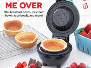 New Mini Waffle Bowl Maker 110V/220V Breakfast Machine Egg Tart Ice Cream & Egg Roll Maker for Home Kitchen Waffle Maker