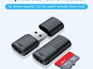 USB2.0 Mini Micro SD Card High Speed Memory Card Reader With TF Card Slot Max Compatible 2TB Portable Memory Card Reader Adapter