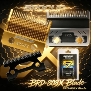 BRDCLIP Professional Standard Hair Clipper Blade BRD-808X Ceramic Silent Blade For Multiple: 8148, BRD-106, 108, FA1C, M10, R77F