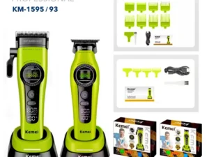 Men's Hair Clipper KM-1593KM-1595Kemei Professional Hair Clipper,external Rotor with Charging Stand,brushless Motor,hair Trimmer