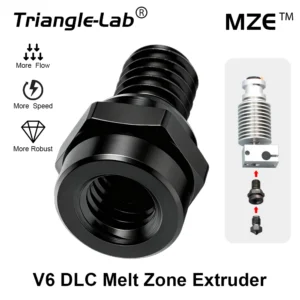 C Trianglelab® MZE™  DLC V6 Melt Zone Extruder Increase flow for V6 Nozzle CHC Hotend  CHC XL Rapido Hotend voron  3D Printer