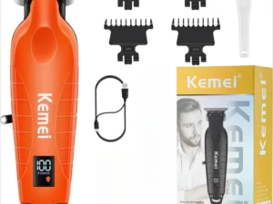 Kemei 2293 Professional Hair Beard Trimmer Men Barber Rechargeable Finish Hair Cutting Machine Zero Gapped Cordless Hair Clipper