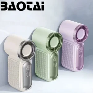 Mini Handheld Fan - Portable Turbo Fan with 100 Wind Speed, 3000mAh & Type-C, - Cooling Blower,Travel,R Cooling Device