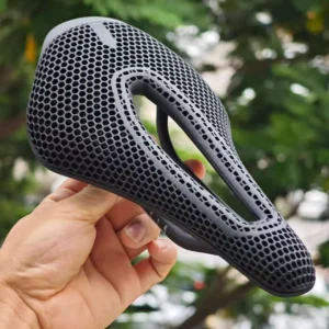 GOLDIX 3D Printed Carbon Bicycle Saddle Ultralight Honeycomb Structure Breathable Shockproof for MTB Road Racing