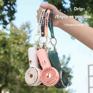 2025 Summer New Mini Mini Fan Cute Cartoon Portable Charging USB Handheld Fan Student Outdoor Fan bladeless fan ceiling fan