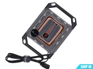 Bykski 0.08mm Microchannel Water Cooler Radiator Acrylic CPU Water Block for INTEL LGA1700/1800/115X/ AMD Ryzen 9 AM5 AM4